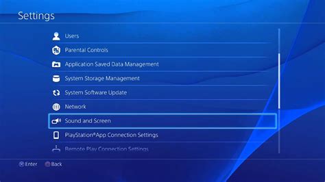 how to get to settings menu on ps4
