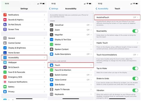 how to get to settings on iphone without home button