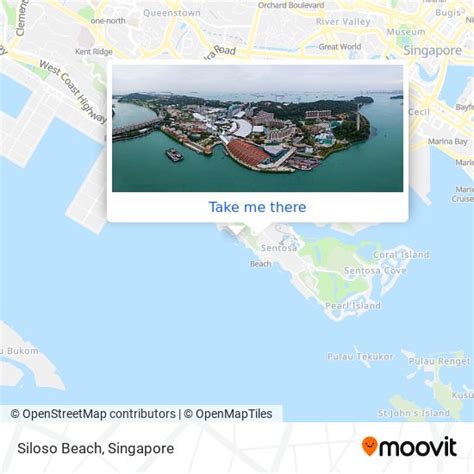 how to get to siloso beach from harbourfront