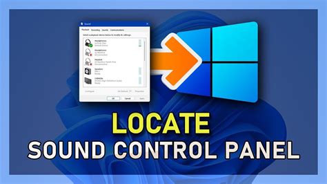 how to get to sound control panel in windows 11