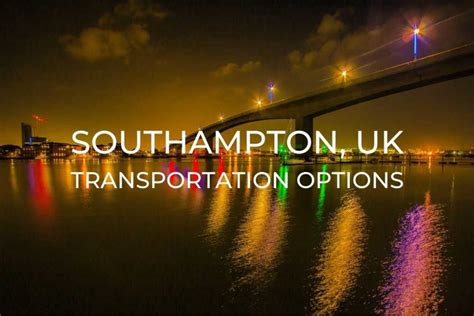 how to get to southampton port