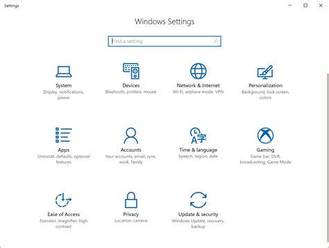 how to get to windows settings without start menu