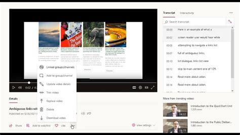 how to get transcript from powerpoint