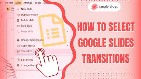 how to get transitions on google slides on ipad