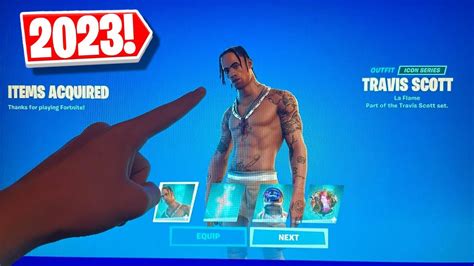 how to get travis scott skin fortnite 2023