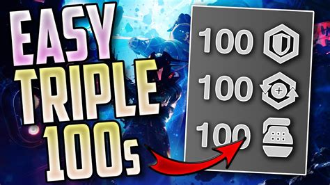 how to get triple 100 stats in destiny 2