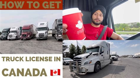 how to get truck license in canada