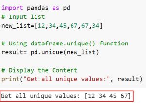 how to get values from dataframe in python