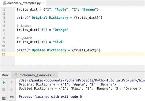 how to get values from dictionary in python using for loop