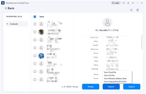 how to get vcf file from iphone