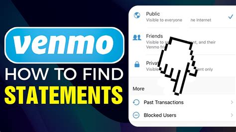 how to get venmo statements