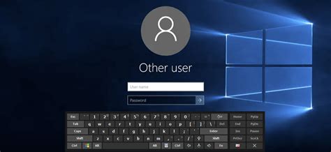 how to get virtual keyboard on login screen