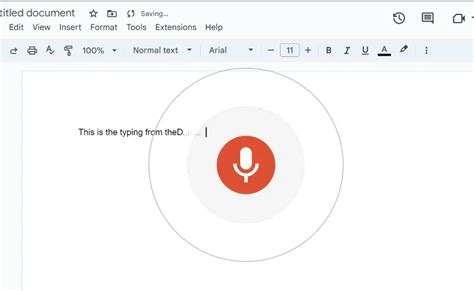 how to get voice typing on docs