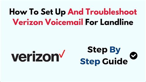 how to get voicemail verizon landline