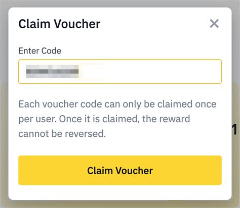 How To Get Voucher Code On Binance