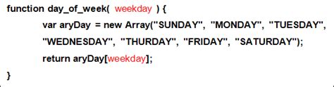 how to get weekday from date in javascript