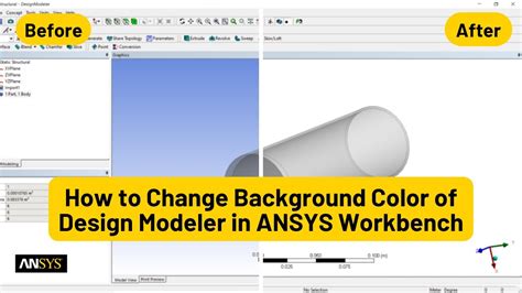 How To Get White Background In Ansys Workbench