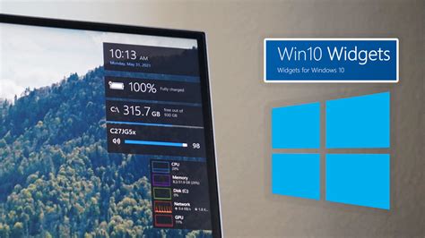how to get widgets on windows 10