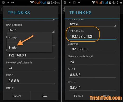 how to get wifi ip address in android