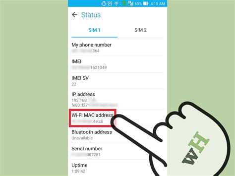 how to get wifi mac address in android phone