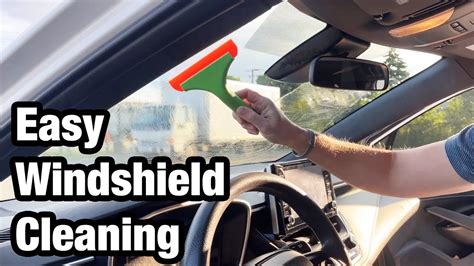 How To Get Windshield Clean