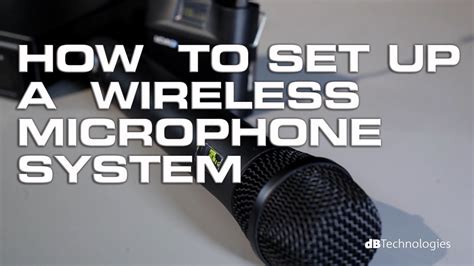 How To Get Wireless Microphone To Work