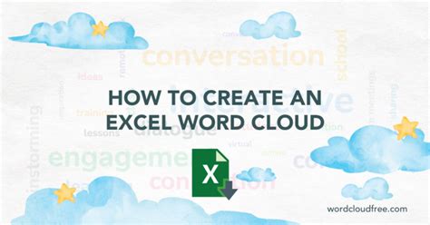 how to get word cloud in excel