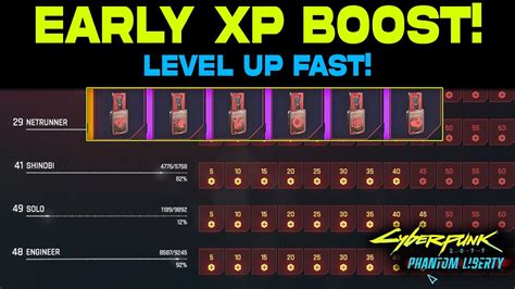 how to get xp fast in cyberpunk 2077