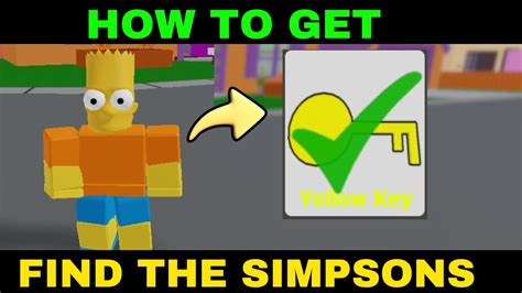 how to get yellow key in roblox find the simpsons｜TikTok Search