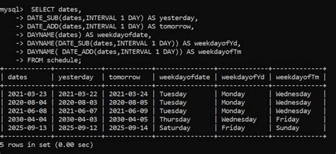 how to get yesterday date in sql