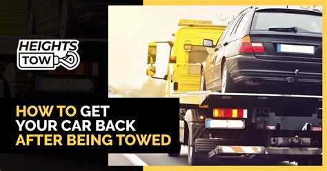 how to get your car back after being towed