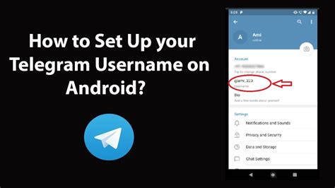 how to get your username in telegram