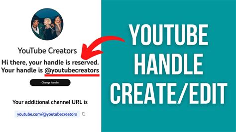 How To Get Youtube Handle