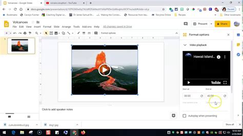 how to get youtube thumbnail on google slides
