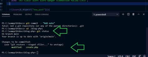 how to git commit in terminal