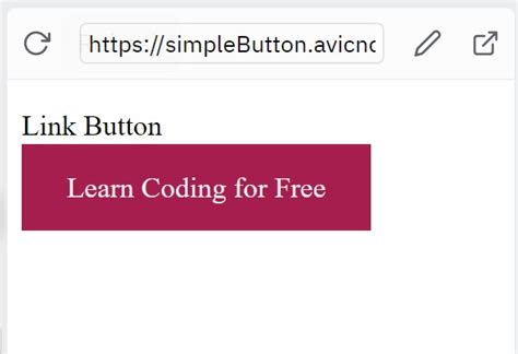 how to give link in input type button in html
