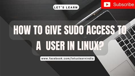 how to give sudo access to user in mac