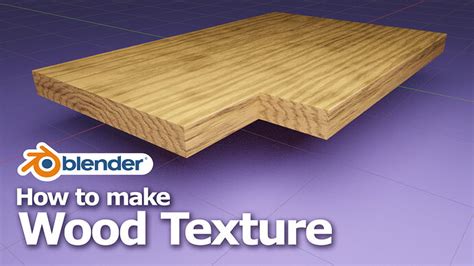 how to give wood texture in blender