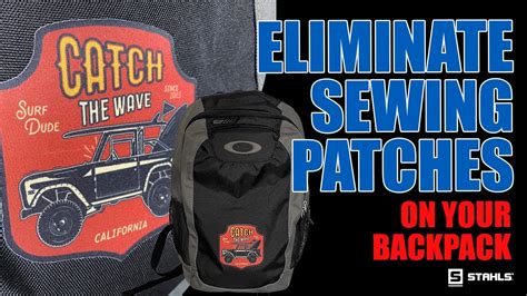 How to Put Patches on Backpack Bag Profile