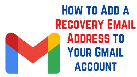 how to gmail recovery email