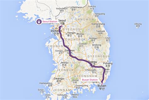 how to go from seoul to busan