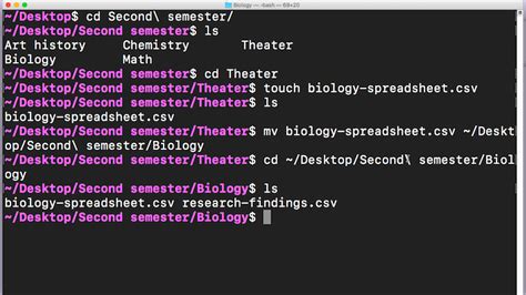 how to go to a directory in terminal