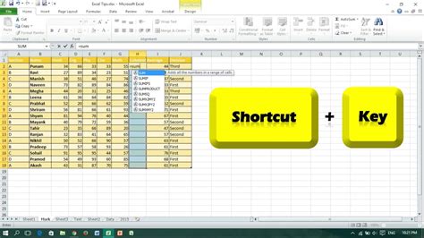 how to go to formula cell in excel shortcut