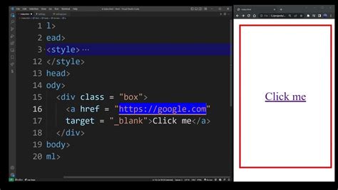 how to go to new page in html