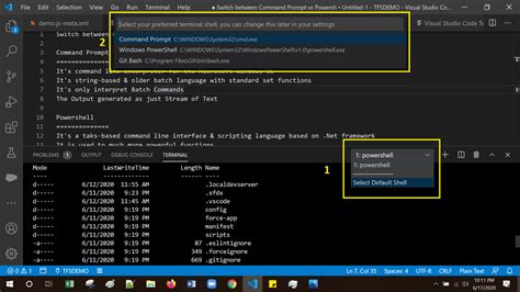 how to go to next line in vs code terminal