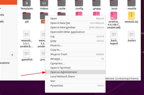 how to go to root folder in ubuntu