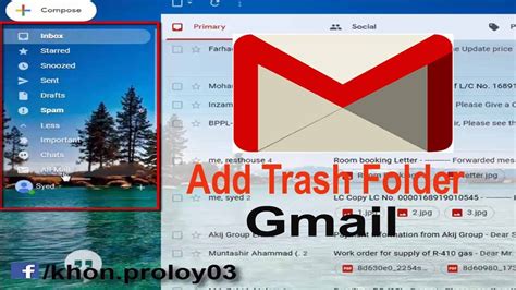 how to go to trash folder in gmail