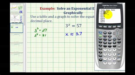 how to graph exponential functions on ti 83 plus