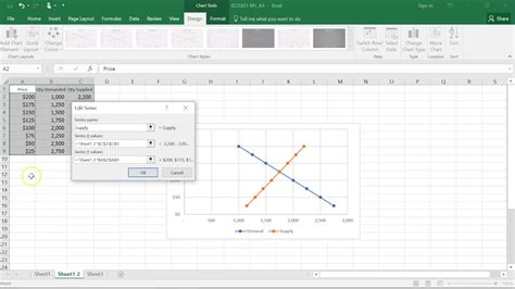 How To Graph The Supply And Demand Curve Using Excel