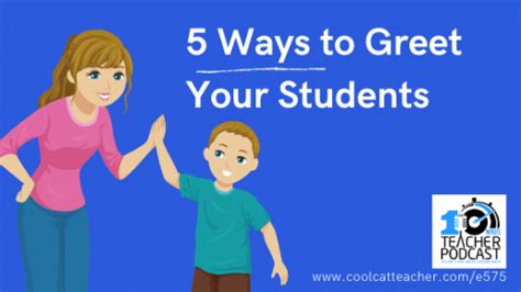 how to greet during presentation in school
